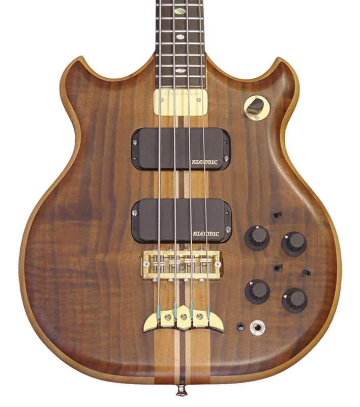 Stanley Clarke Brown Bass in Flame Walnut