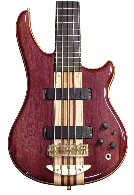 Essence bass in Purpleheart