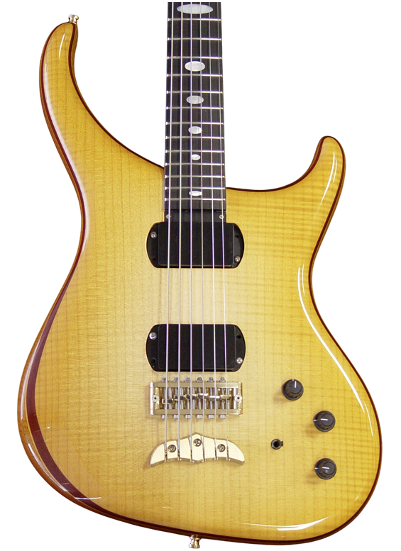 Orion guitar in Amberburst