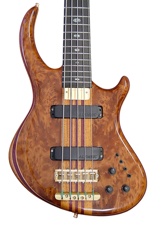 Rogue bass in Burl Redwood