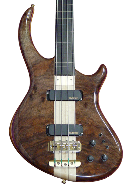 Rogue bass in California Walnut