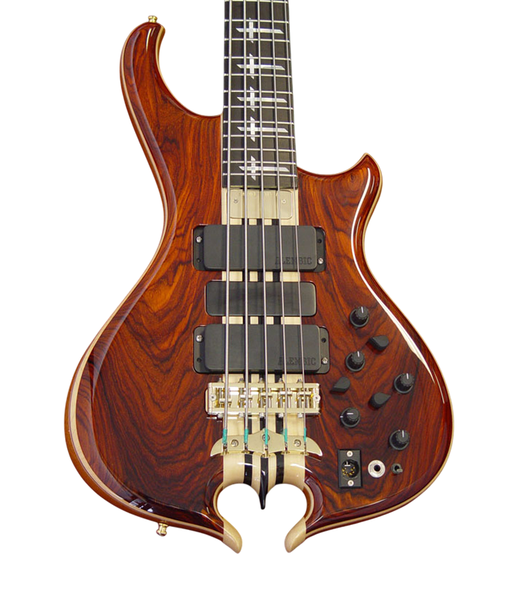 Series II bass in Buckeye Burl