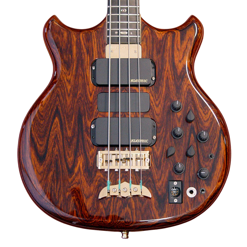 Series II bass in Susan's Stash Cocobolo