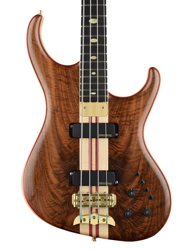 Europa bass in Crotch Walnut
