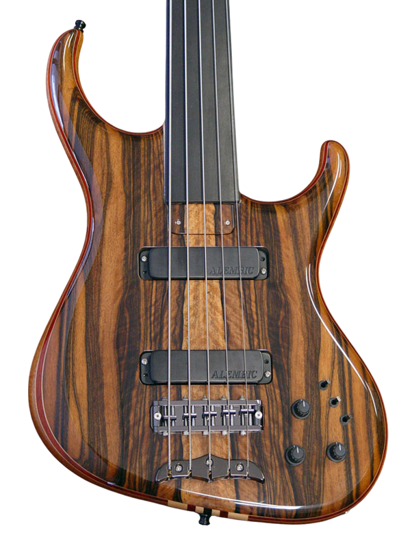 Europa bass in Macassar Ebony