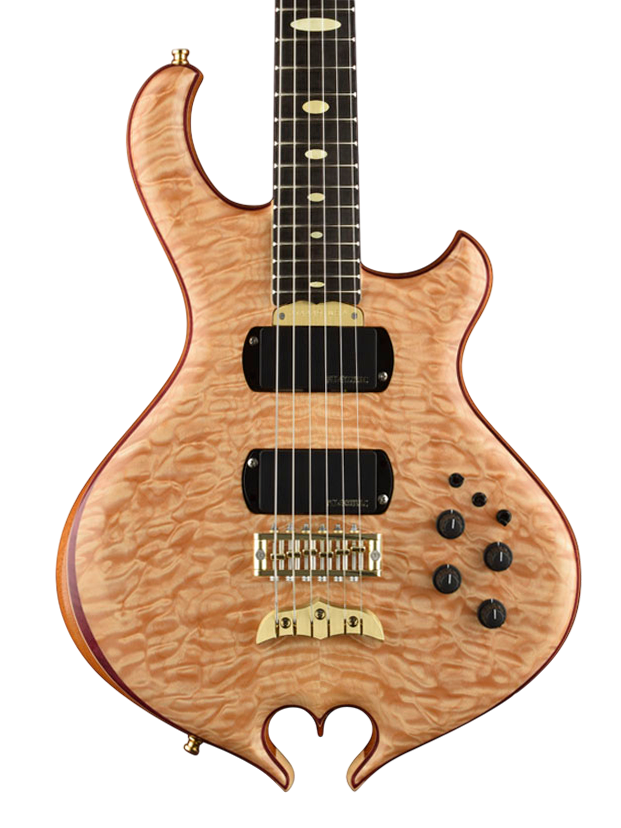 Darling in Quilted Maple (bookmatch to center)