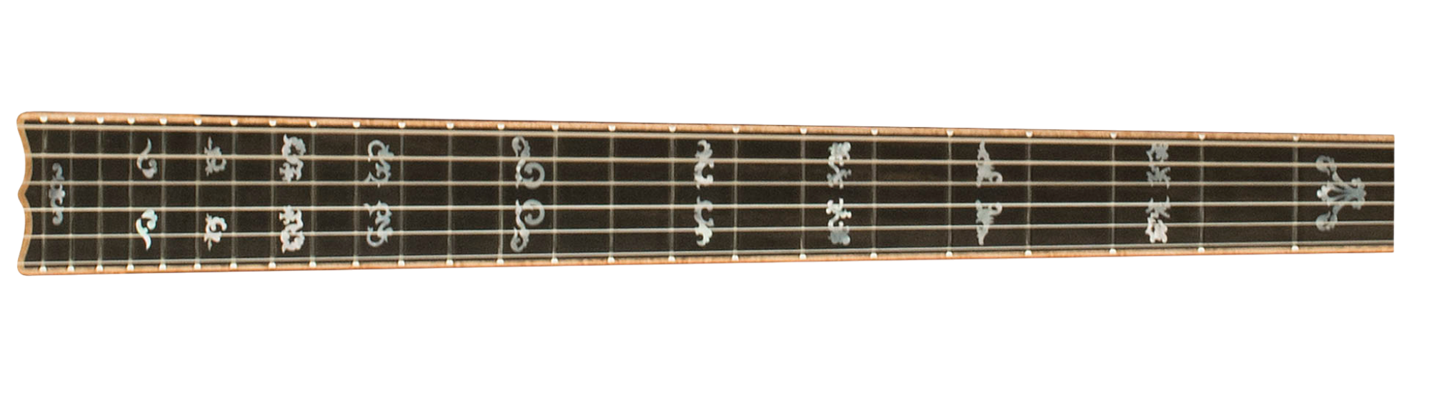 Florentine Scrolls full fingerboard inlay