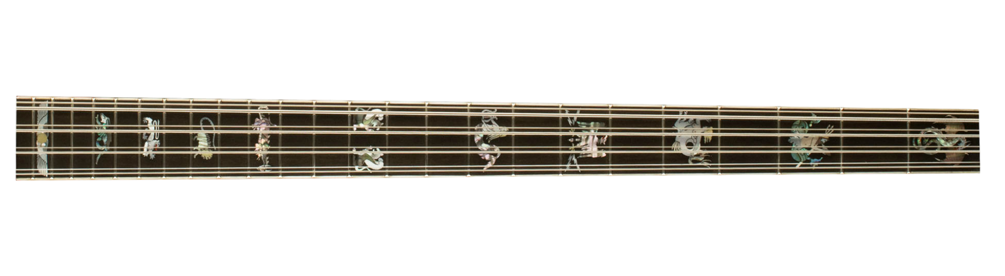 Greg Lake 8 tribute full fingerboard inlay