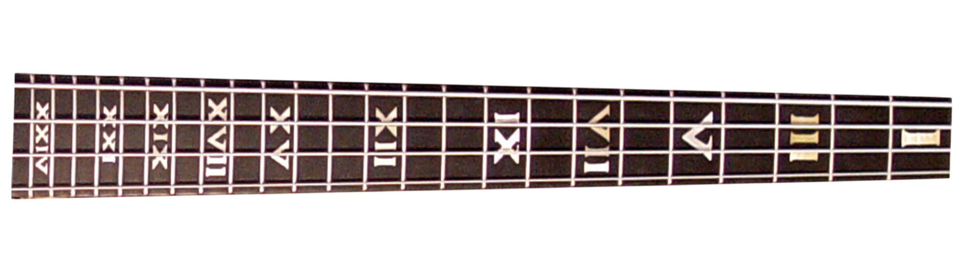 Roman Numerals full fingerboard inlay