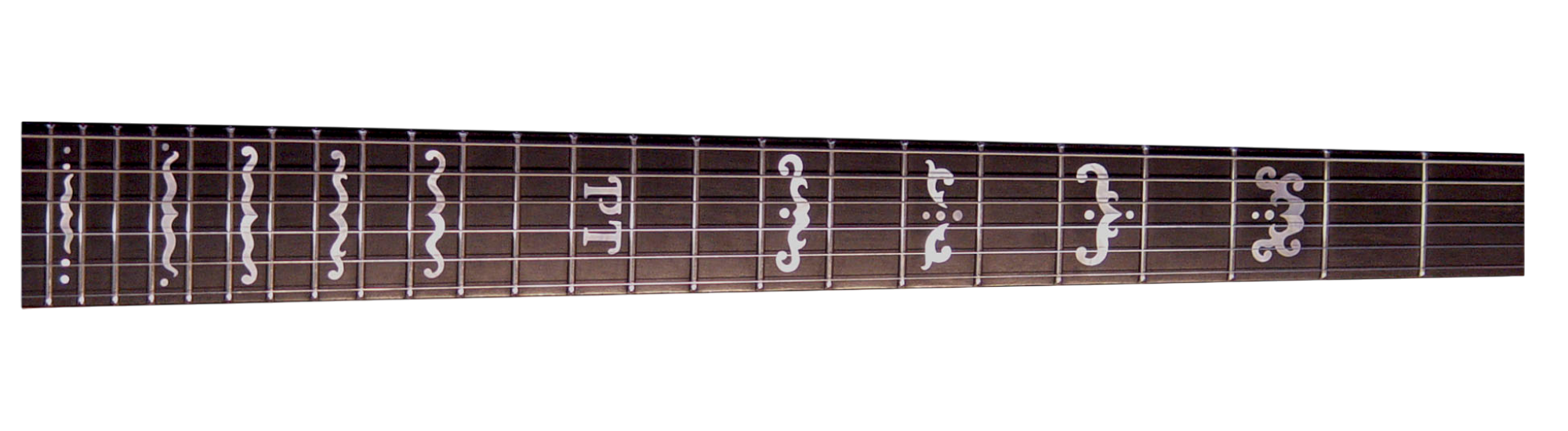 Alembic Scrolls full fingerboard inlay with initials