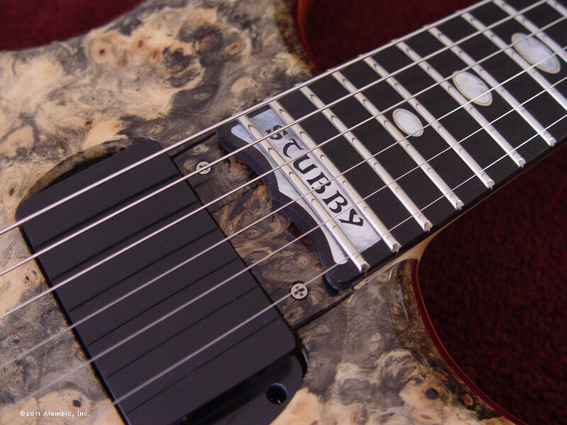 Stubby nameplate inlay