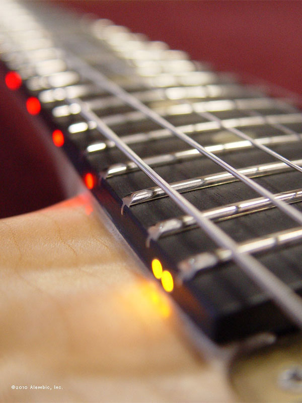 Side LEDs in red with amber