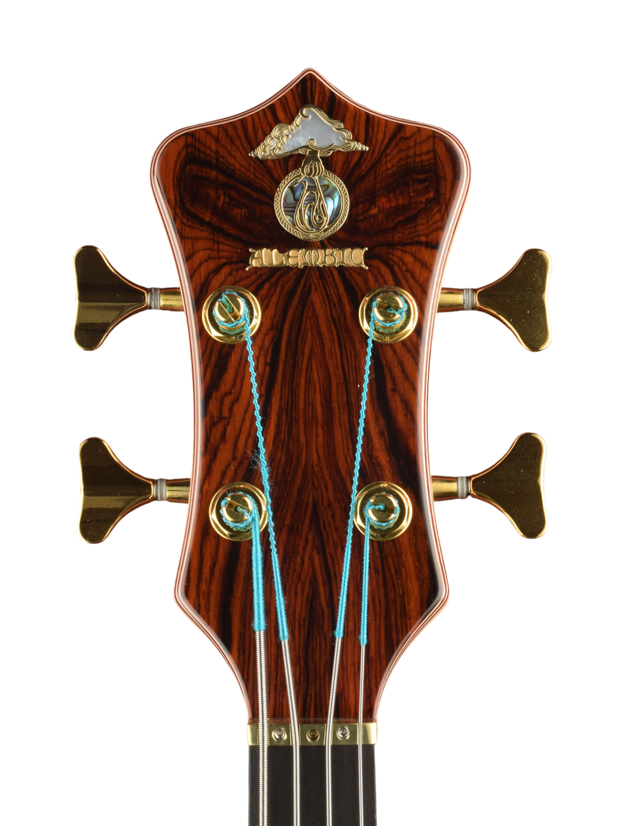 Goldplated surface mount logo with mother of pearl and abalone