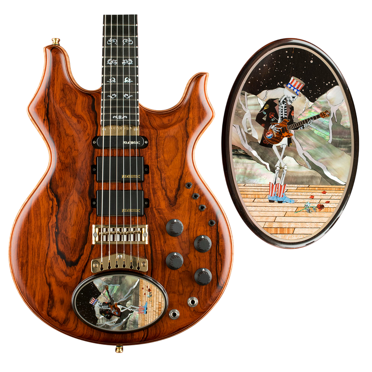 Cocobolo Tribute with Telluride medallion inlay