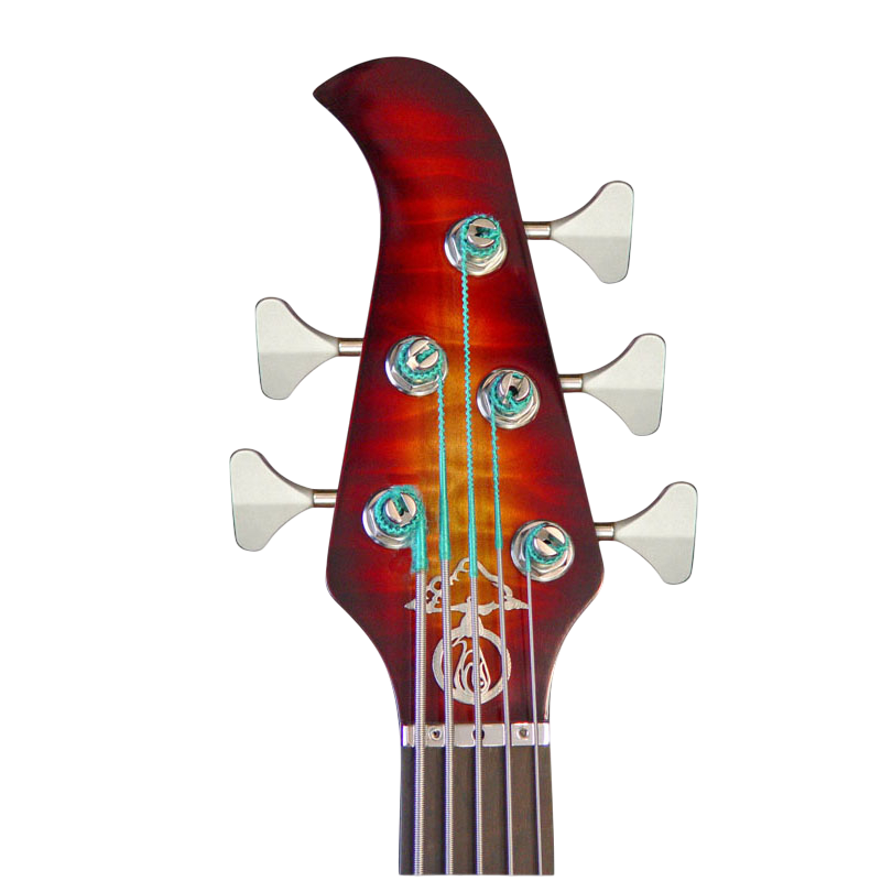 Elan Reverse 2+3 headstock