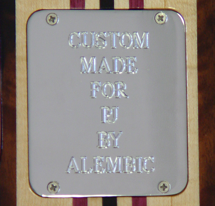 Engraved Backplate
