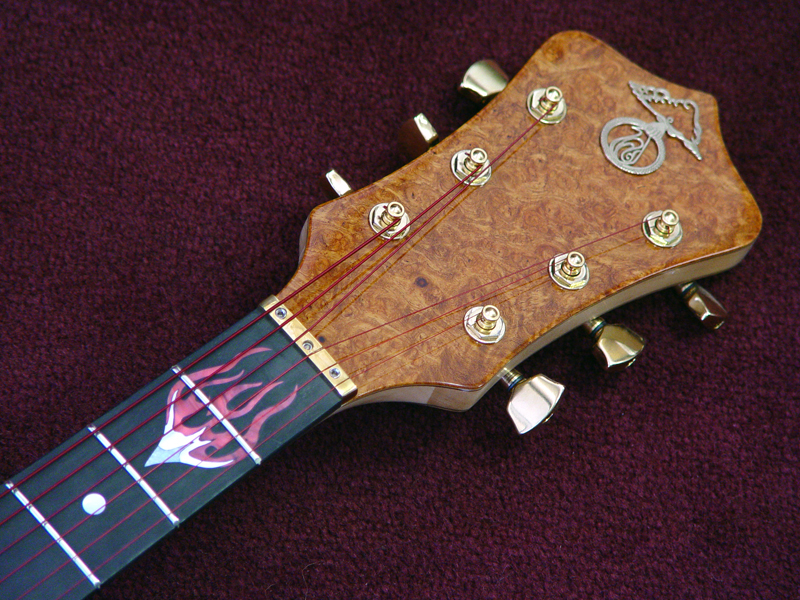 Inlay and peghead