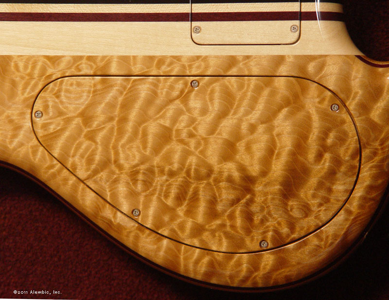 Continuous wood backplate