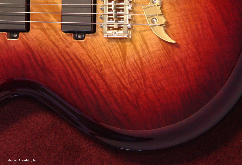 Flame Maple Wineburst